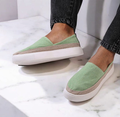 شوز رجالي كاجوال بخامات طبيعية وألوان صيفية try 
Try – Men’s Casual Shoes | Natural Fabric – Summer Colors